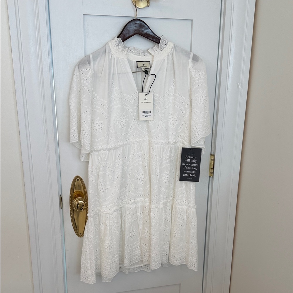 Tuckernuck White Eyelet Mini Dress